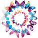 18 pieces butterfly hair clips glitter hair clips butterfly snaps hair clips for young women hair accessories (adorable styles)
