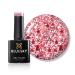 Bluesky Gel Nail Polish Red Million S11N Dark Red Glitter Long Lasting Chip Resistant 10 ml (Requires Drying Under UV LED Lamp)