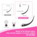 Buy Beauty7 Flat Lash Extensions - Ellipse Individual Volume Eyelashes 12mm D Curl 16 Rows Split Tips - International Shipping Available - Buy Online on GoSupps.com