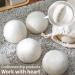 Shop Eco-Friendly Wool Dryer Balls - Reusable Laundry Balls for Wrinkle Reduction & Faster Drying | 6-Piece Set - Buy Online on GoSupps.com