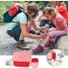 Large Capacity Waterproof Medicine Pocket Travel Pharmacy Bag 2-Pack - Portable Emergency First Aid Storage for Travel Home & Office (Pink) - Buy Online on GoSupps.com