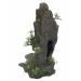 Aquariumh2o Rock Peak With Plants Aquarium Ornament for aquariums and fishtanks decor