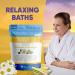 Tranquility Bath Salt - 32oz Epsom Salt with Geranium, Chamomile, Lavender, Lemongrass Essential Oils - Vitamin C - BPA Free Pouch - 2lb Pack - Buy Online on GoSupps.com