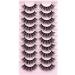 10 Pairs 3D Wispy Fluffy Mink Lashes | EYDEVRO Natural Look False Eyelashes - Buy Online on GoSupps.com
