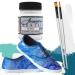 Moshify Jacquard White Fabric Paint Set - Made in USA - 2.25 oz - JAC1123 - 3 Piece Brush Set - Buy Online on GoSupps.com