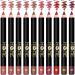 Matte Lip Crayon Set 10PCS Lip Liner High Pigment Long Lasting Lipstick Pencil (SET A 10 Count (Pack of 1)) 10 Count (Pack of 1) SET A