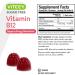 Vegan Sugar Free Vitamin B12 Gummies 1000mcg for Energy Support - Gluten Free Raspberry Flavored Gummies - 60 Count - Buy Online on GoSupps.com