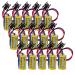 Pack of 15 ER17330V Battery 3.6V Li-ion Battery ER17330V/3.6V A6BAT PLC Battery with Plug for FANUC CNC System Power