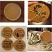 YYaaloa Round Cork Tiles Sheets - 24Pcs Self-Adhesive Mini Backing for DIY Coasters & Crafts Board - Buy Online on GoSupps.com
