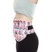 Castor Oil Pack - Organic Charcoal Bamboo Compress Designed with The Ultimate Comfort in Mind! Adjustable Straps Means no Elastics Digging in or Pinching. Liver Detox Digestion Constipation & More Red/Blue Stripe