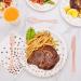 350 PCS White Rose Gold Party Supplies - Disposable Dinnerware Set for Birthday, Baby Shower, Wedding Party - Paper Plates, Napkins, Cups, Cutlery - Buy Online on GoSupps.com