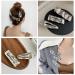6-Piece Silver Metal Hair Clips Set - Non-Slip Alligator Barrettes for Women and Girls - Buy Online on GoSupps.com
