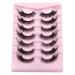 Fox Eyes 7 Styles Mixed Mink Lashes | 8D Volume Dramatic False Eyelashes by Lvmixwig - Buy Online on GoSupps.com