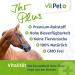 VitPet+ MSM Cheval - Premium MSM Horse Powder in 1.8kg Bucket with Measuring Spoon (Methylsulfonylmethane/Sulphur Powder for Horses and Dogs) - Buy Online on GoSupps.com
