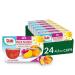 Dole Fruit Bowls Diced Peaches in Strawberry Flavored Gel Gluten Free Healthy Snack 4.3 oz (24 Total Cups) Peaches in Strawberry Gel 1 Count (Pack of 24)
