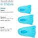 NatraCure 5-Toe Gel Lined Moisturizing Socks with Aloe & Shea Infusion - Hydrating Spa Socks for Soft, Smooth Feet - Ideal for Dry, Cracked Heels - Small - Buy Online on GoSupps.com