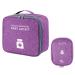 Aheagou 2 piece of medication bag large capacity emergency pocket waterproof medicine storage bag portable waterproof medicine storage bag for home office purple