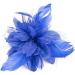 Royal Blue Feather Comb Fascinator for Women - Perfect for Wedding, Ascot Races & Christening - Buy Online on GoSupps.com
