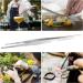 Extra Long Stainless Steel Tweezers 30cm - Precision Toothed Tip for Aquascaping Gardening Cooking & Industrial Use - Buy Online on GoSupps.com