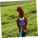 CORHAD Chicken and Duck Vest Hen Leash Chicken Lead and Harness Small Dog Harness Rooster Costume Pet Leash 17X15X0.5CM Blue - Buy Online on GoSupps.com