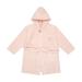 Steiff Unisex Children's Basic Bathrobe 104 SILVER PINK