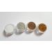 New nail art set 4x glitter powder white/silver/champagne/gold glitter dust powder glitter powder nail design nail art.