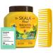 Skala Passion Fruit & Patau Oil (Maracuja) Hair Care 1000g - Brazilian Treatment Cream - Sulfate Paraben Silicone Free - Home Care Protein + Free Comb (Comb Color May Vary).