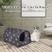 Waterproof Outdoor Cat House - Foldable & Warm Shelter for Stray Cats, Feral Cats, Dogs & Puppies - Weatherproof Pet Cave for Winter - Anti-Slip, Black, Size M 17.7x15.7x13.7 - Buy Online on GoSupps.com
