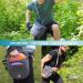 Disc Living Disc Golf Bag - Lightweight & Sturdy | Fits Up to 10 Discs | Waxed Canvas Grey Bag with Bottle Holder - Buy Online on GoSupps.com