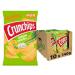 Crunchips Lorenz Crunchips Spring Onion Flavored Chips 140g - Savory Snacks - Multipack of 10