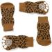 Harfkoko Pet Heroic Anti-Slip Knit Leopard Print Dog & Cat Socks | Rubber Reinforced Paw Protectors for Indoor Wear | Small-Medium-Large Dogs & Cats - Buy Online on GoSupps.com