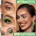 Green Eyeshadow Palette Makeup 16 Colors Highly Pigmented Long Lasting Waterproof Glitter Eye Shadow Plattet Blendable Forest Green Yellow Colorful Matte Eyeshadow Makeup Palette for Women - Buy Online on GoSupps.com