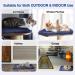 Kiroto Outdoor Heating Pad for Cats | Electric Cat Heat Pad for Outdoor Cat House | Auto Temperature | Safe Waterproof Pet Bed Pad M - NavyBlue - Buy Online on GoSupps.com
