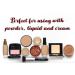 KESHIMA Flat Top Kabuki Foundation Brush - Premium Makeup Brush for Liquid, Cream, and Powder - Buffing, Blending, Flawless Face Brush - Buy Online on GoSupps.com