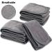 Whaline Spa Facial Headband Make Up Wrap Head Terry Cloth Headband Adjustable Towel for Face Washing Shower Facial Mask 2 Pieces (Gray Black) - Buy Online on GoSupps.com