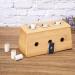 Buy Moxibustion Box - 3 Holes Bamboo Healing Holder for Moxa Sticks | Relief from Fatigue - Buy Online on GoSupps.com