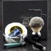 6 Pc Mens Shaving Kit 5 Edge Razor with Synthetic Badger Hair Shaving Brush Stand Soap Bowl and Alum Perfect Set for Men