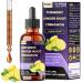 Tenmido 9in1 Liquid Turmeric Curcumin Supplement with Ginger Ceylon Cinnamon Berberine HCl Milk Thistle Apple Cider Vinegar Rosemary Holy Basil & Black Pepper - 30ml 1Fl Oz