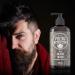 Beard Wash Shampoo with Argan & Jojoba Oils - Softens & Strengthens - Natural Peppermint and Eucalyptus Scent - 17 oz - Buy Online on GoSupps.com