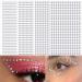 Rhinestone Stickers Self Adhesive Face Gems Stick on Body Eye Bling Jewels Decal Crystal Hair Diamonds for Makeup Rave Accessories Embellishments for Crafts for Women and Girls 4PCS(White AB)