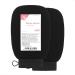 Fatima's Garden Kessa glove - deep cleaning removal of dead skin - natural & durable - Moroccan Spa -Scrubber - ideal for hammam bathroom shower & peeling (2 black glove)