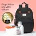 Ruvalino Baby Wrap Backpack | Multifunctional Diaper Bag | Waterproof Reise Backpack | Big Capacity Baby Bag with Diaper Pad (Black) - Ideal for Childcare - Buy Online on GoSupps.com