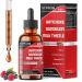 Tenmido Artichoke Extract Liquid Drops - 9in1 Herbal Supplements Liquid with Zinc Dandelion Milk Thistle Turmeric Resveratrol Pomegranate Ginger and Black Pepper - 30ml 1Fl Oz