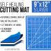 US Art Supply 9x12 Pink/Blue Self Healing Cutting Mat - Professional 5-Ply Double Sided Non-Slip Mat for Scrapbooking, Quilting, Sewing & Crafts - Buy Online on GoSupps.com