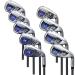 MAZEL Single Length Golf Club Irons Set for Men & Women (4,5,6,7,8,9,P,A,S) or Individual Iron 7,Left/Right Handed,37.5 Inch Right Flex SR,4-SW (9PCS)