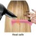 3 Pcs Anti-Static Carbon Fibre Tail Comb Set - Heat Resistant Pink Fine Tooth Rat Tail Comb for Women - Buy Online on GoSupps.com