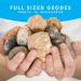 National Geographic Science Set - 4 Breakable Geodes with Protective Glasses & Learning Guide | Perfect Geology Gift for Kids - Buy Online on GoSupps.com
