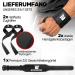 Everleven Leather Weight Lifting Belt Set | Unisex Weightlifting Gym Belt for Bodybuilding | Durable L/XL Black Fitness Gear - Buy Online on GoSupps.com