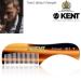 KENT 81T Freddie Handmade Beard Mustache Comb - Extra Small | Pocket Size Fine Toothed Comb for Facial Hair Grooming - Tortoiseshell - Buy Online on GoSupps.com