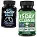 Saint Mingiano 15 Day Cleanse Colon Detox - with - Lung Cleanse Detox 60 Day Cleanse